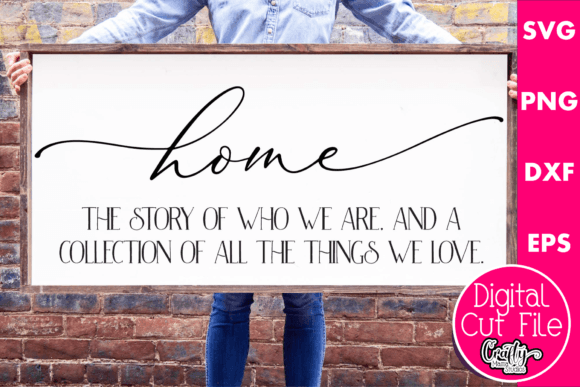 Home the Story of Who We Are: Graphics for Crafts