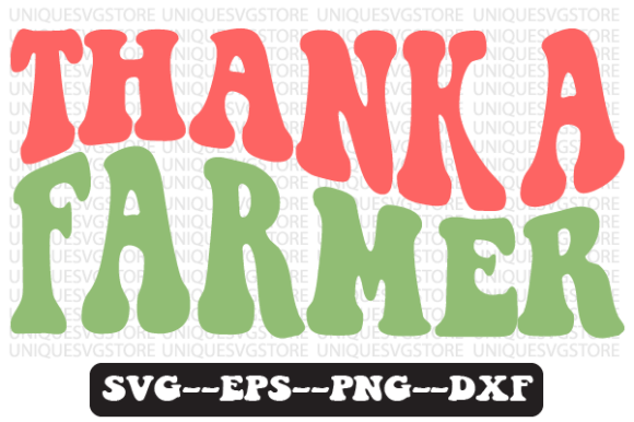 Thank a Farmer Quote Retro SVG Design: Graphics for Crafts & Brand Storytelling