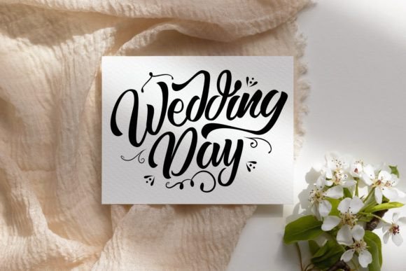 Wedding Day SVG Cut File: Graphics for Crafts